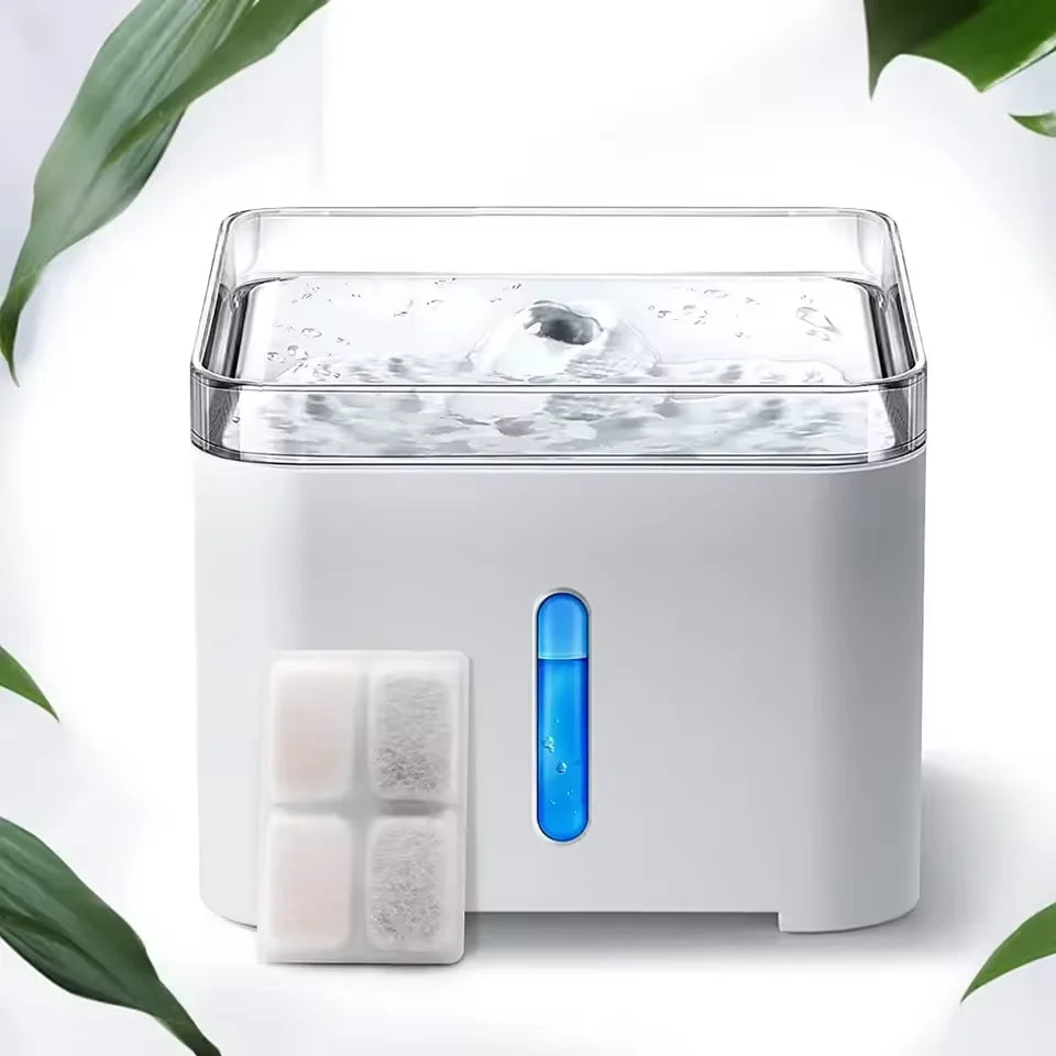 😺🐶 2L Automatic Pet Water Fountain with Filter and LED Light