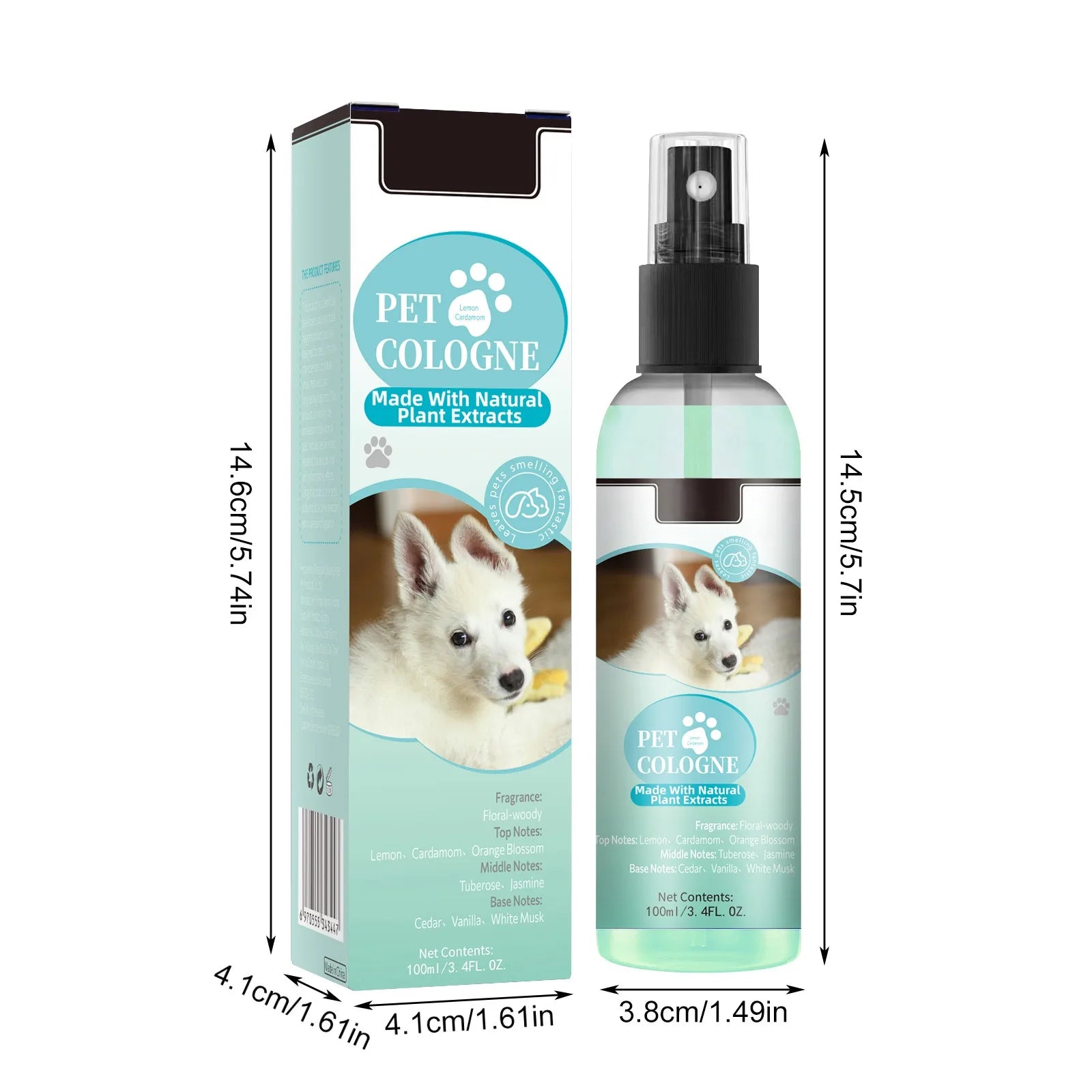 Pet Odor Eliminator Spray - Long - Lasting Fresh Scent For Dogs and Cats