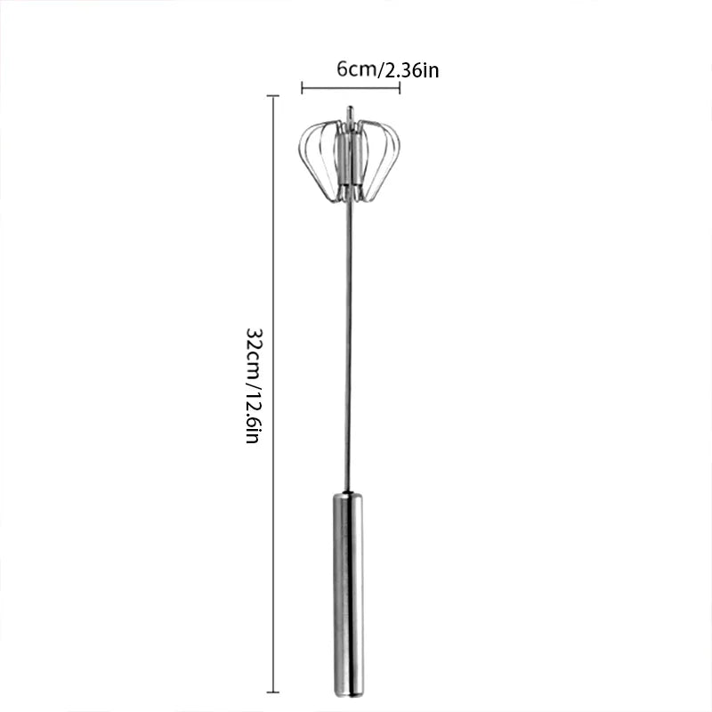Mini Automatic Hand Whisk - One Press Egg and Coffe Mixer