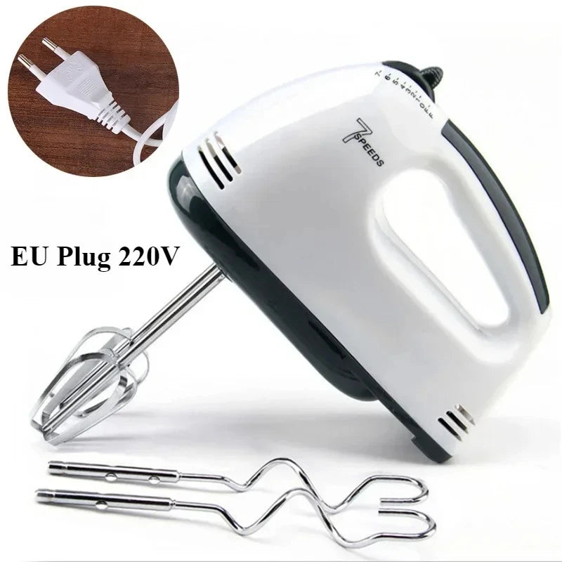 7-Speed  Electric Hand Mixer - Portable Baking and Cooking Mixer