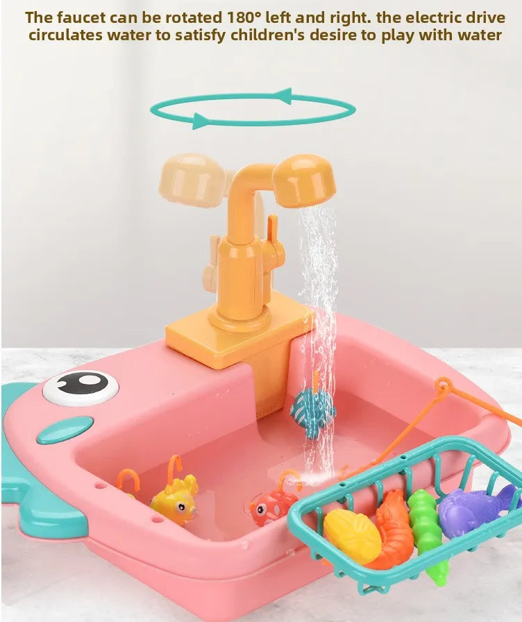Interactive Kitchen Sink Toy Set For Kids