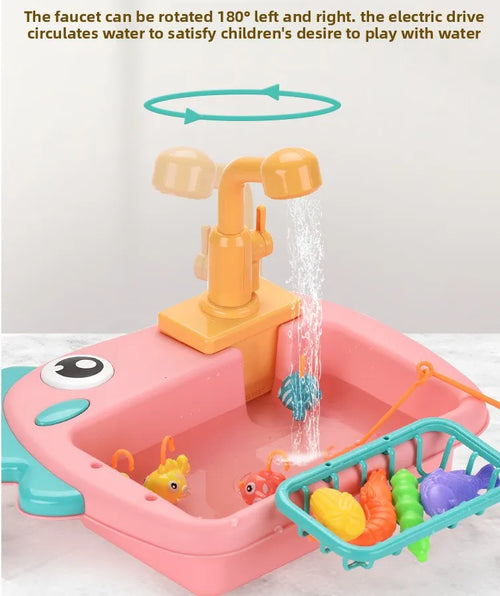Interactive Kitchen Sink Toy Set For Kids